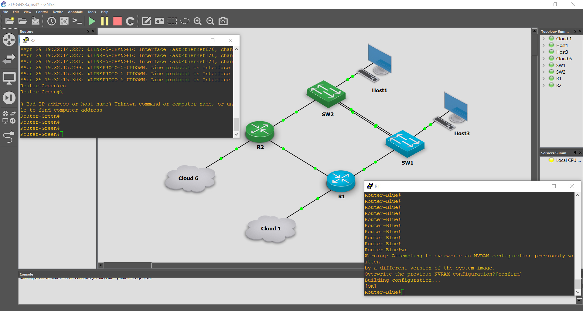 有特点的3d网络拓扑图