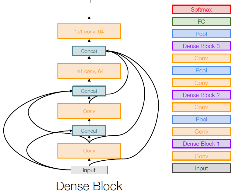 densely connected neural networks