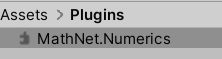 Plugins文件夹下的MathNet.Numerics插件
