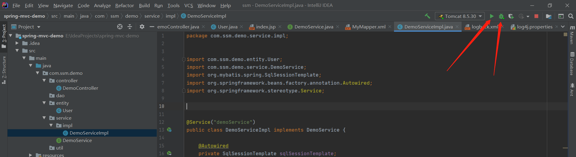 选择run或者debug都行