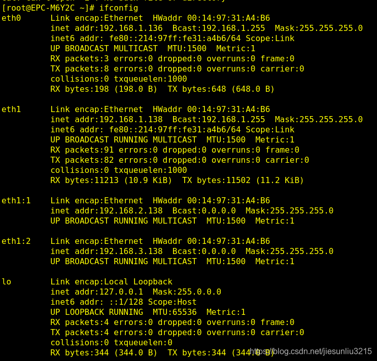 linux interfaces配置文件详解_iface lo inet loopback-CSDN博客