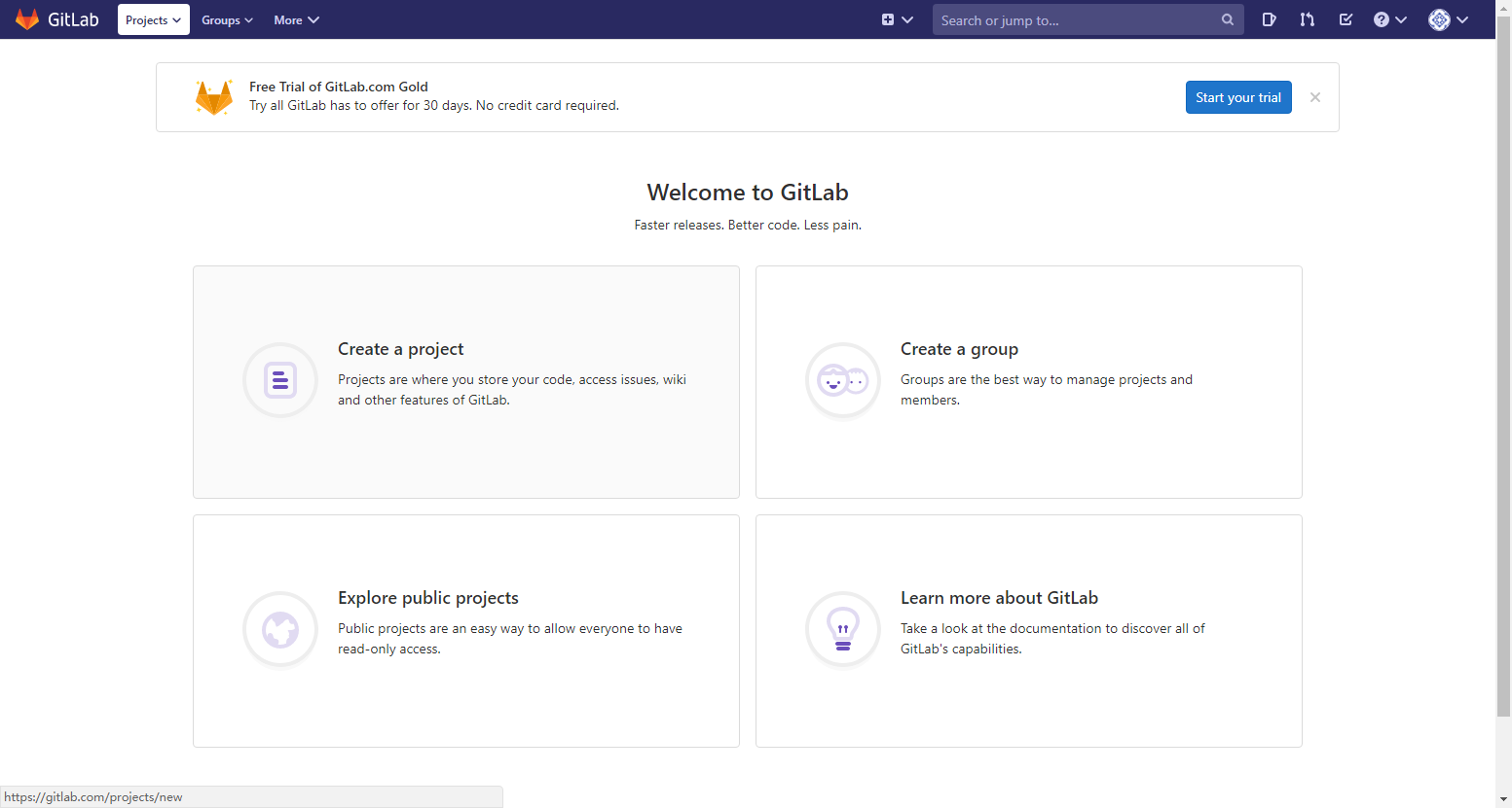 gitlab安装注册记录——gitlab（一）