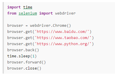 Python3中Selenium使用方法(连载)