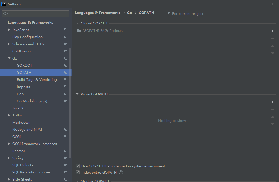 go build报错，提示错误can‘t load package： package xxx is not in GOROOT (D