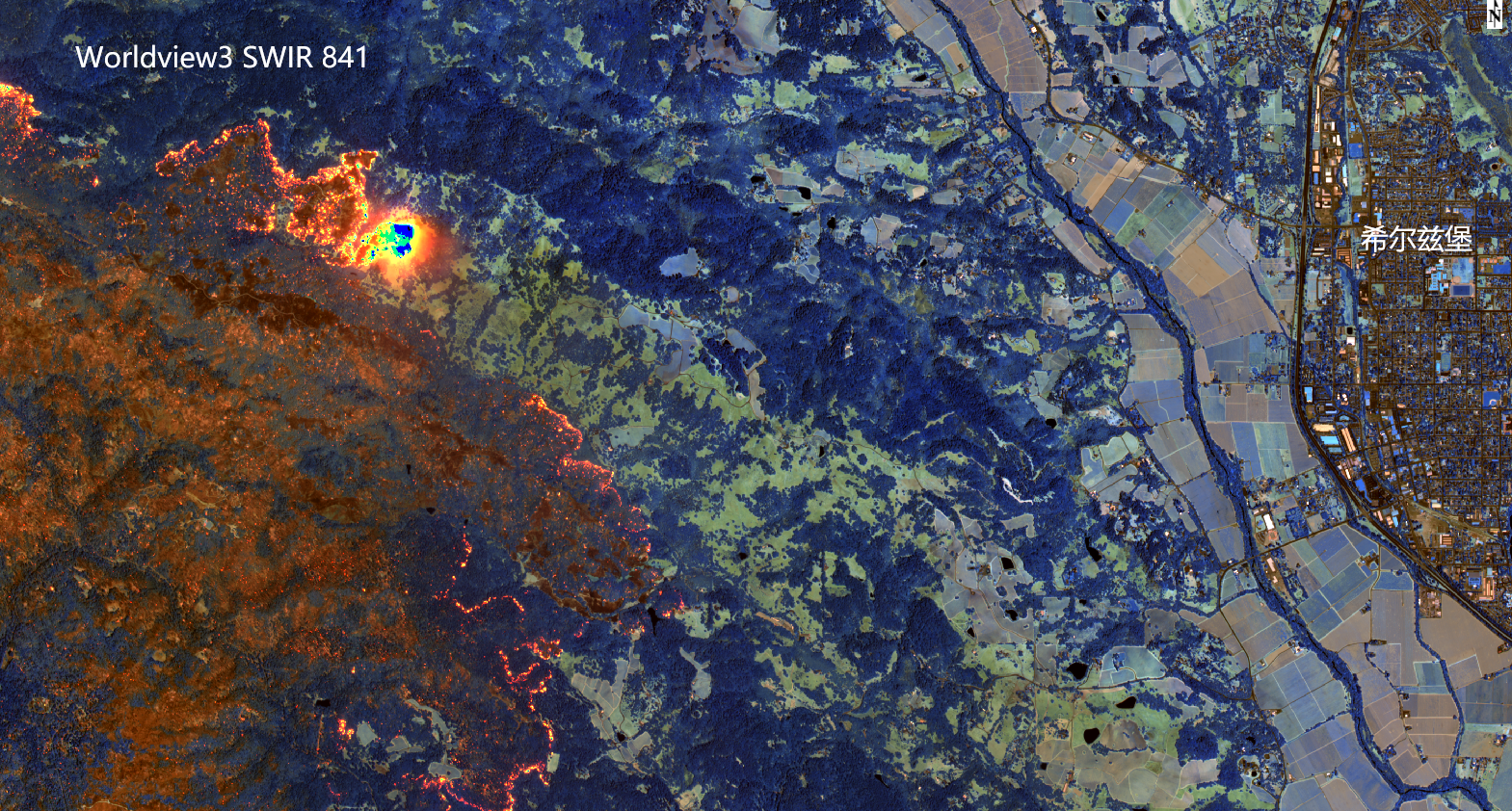 目前常用的免费遥感卫星携带短波红外的传感器有 sentinel-2a/b和