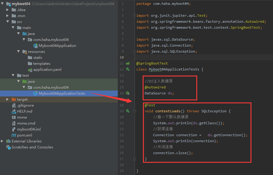 java 知识点 22（springboot、Spring Boot Starter、MyBatis、jdbc、druid连接池、Dubbo