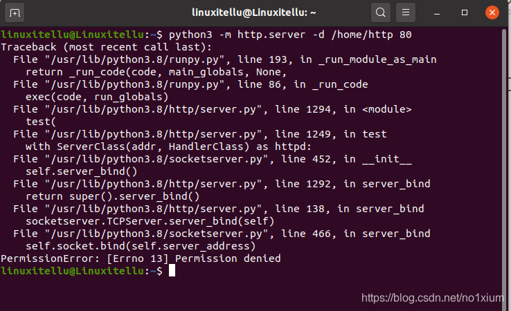 在Linux中使用Python启动http服务详细攻略_python 在linux启动端口-CSDN博客