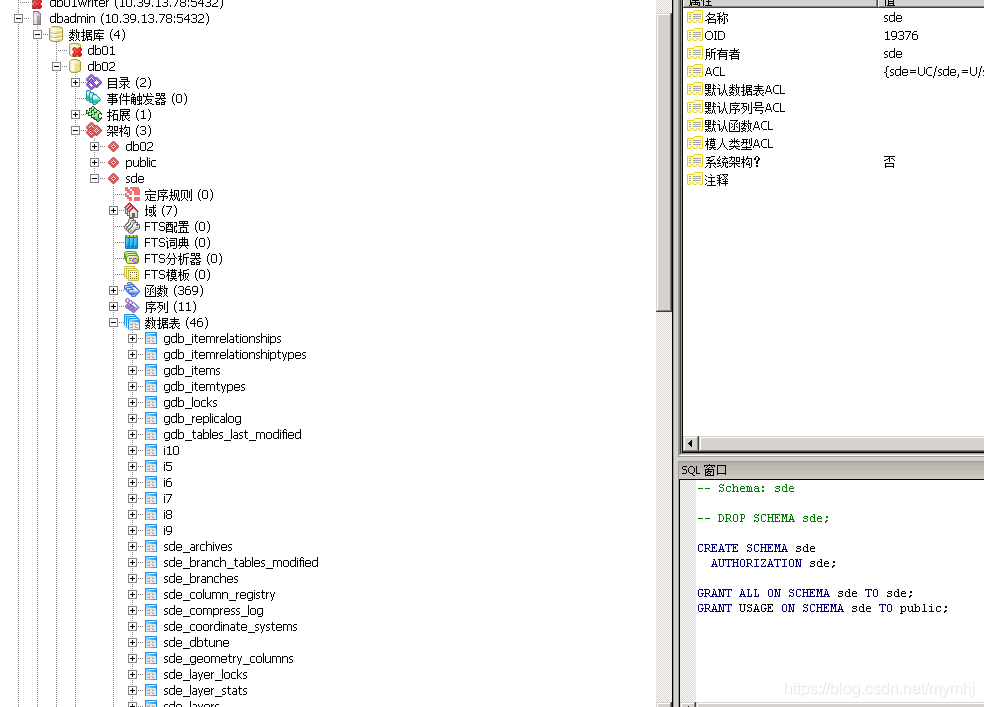 PostgreSQL-Arcgis地理数据库中的系统表_pg库sde空间库表结构-CSDN博客