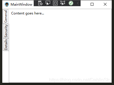 标签选项卡改变位置截图
