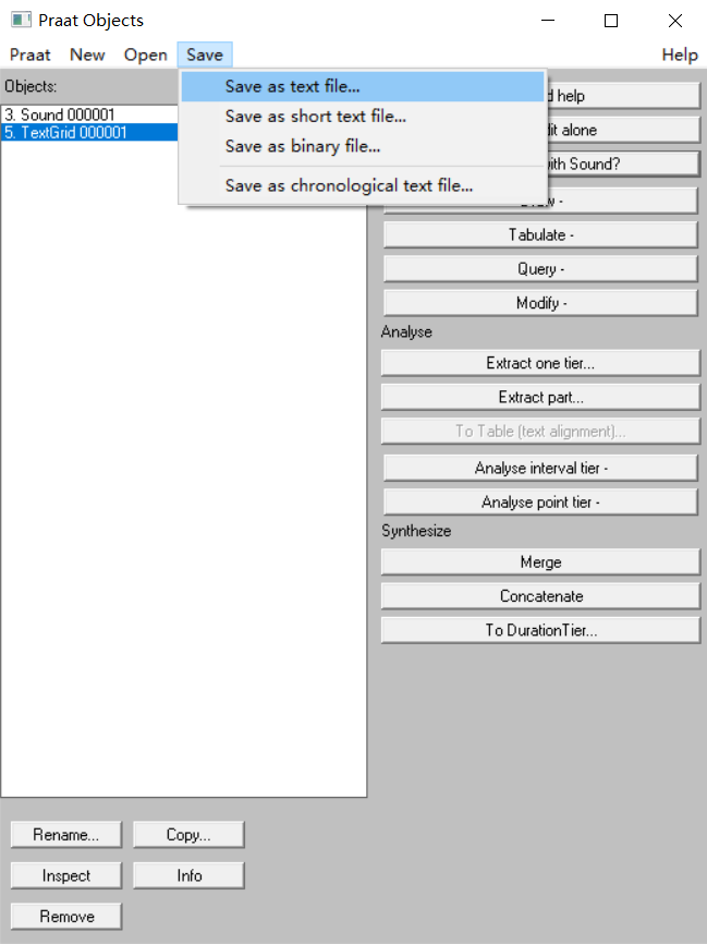 praat script compute f0 statistisc