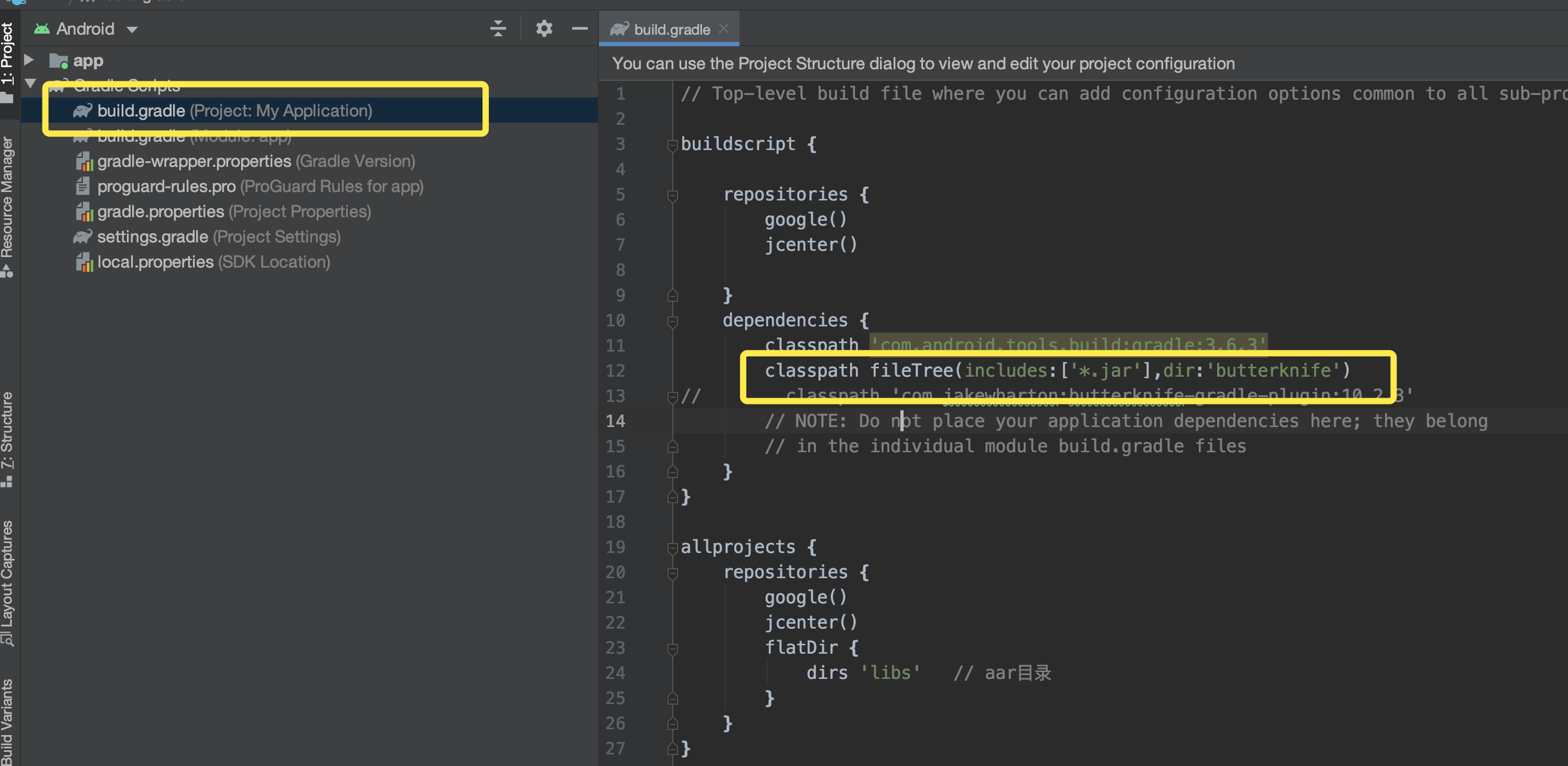 Android offline development using butterknife 10.2.3 - Programmer Sought