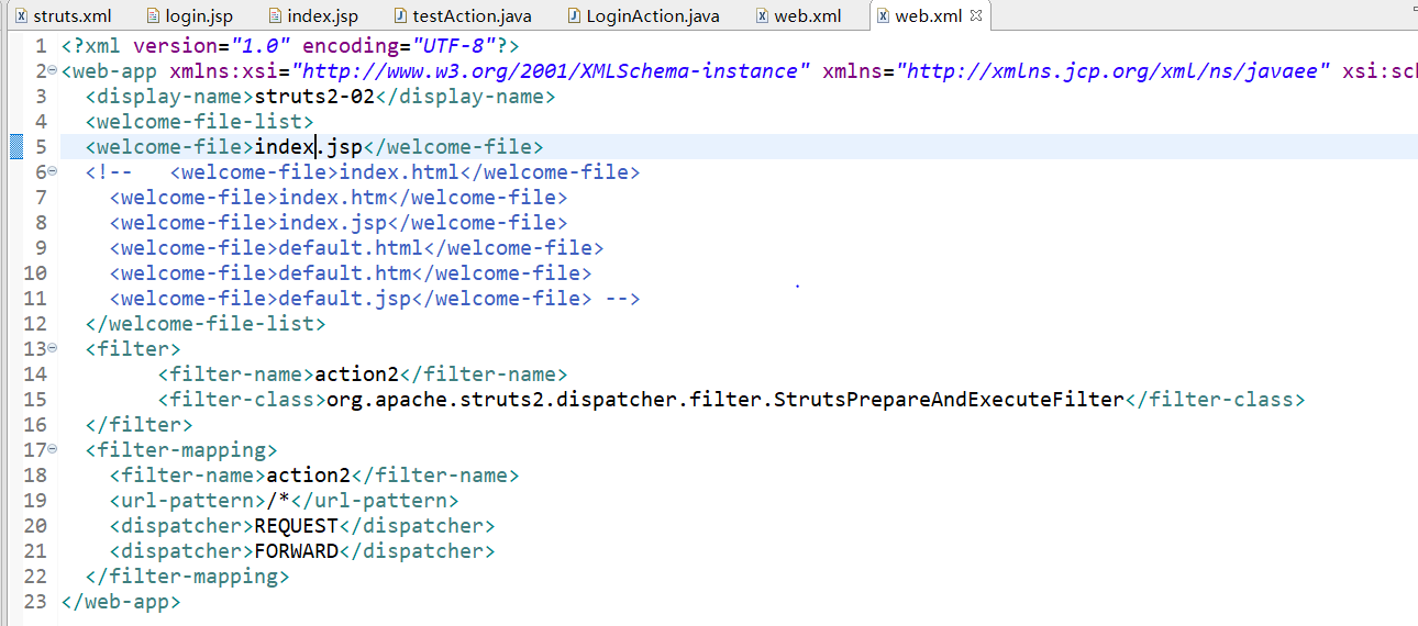 Eclipse中第一个struts2项目的成功搭建教程_struts2 jsp eclipse启动CSDN博客