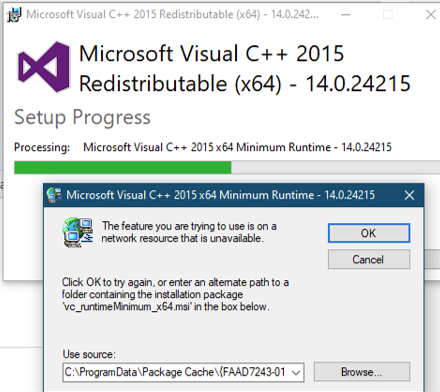 vs2019 redist