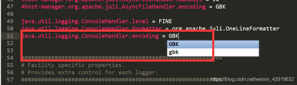 日志文件GBK编码修改