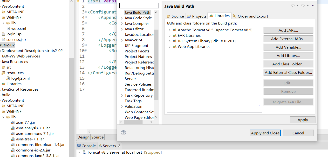 Eclipse中第一个struts2项目的成功搭建教程_struts2 jsp eclipse启动CSDN博客