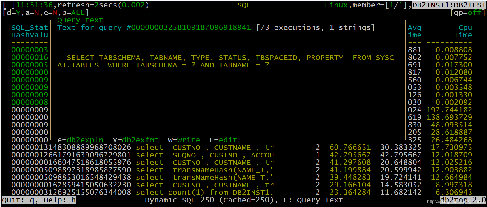 DB2查找最耗时SQL_db2如何找到高消耗的sqlCSDN博客 DB2查找最耗时SQL_db2如何找到高消耗的sqlCSDN博客