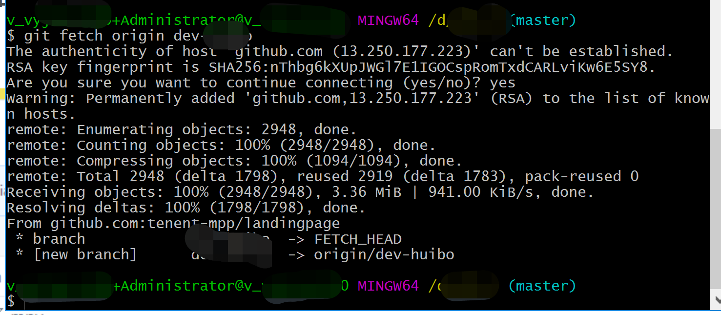 Git pulls the branch code of github's remote warehouse to the local ...