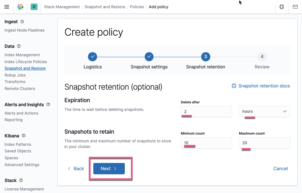 Elasticsearch：Snapshot 生命周期管理_elasticsearch snapshotCSDN博客