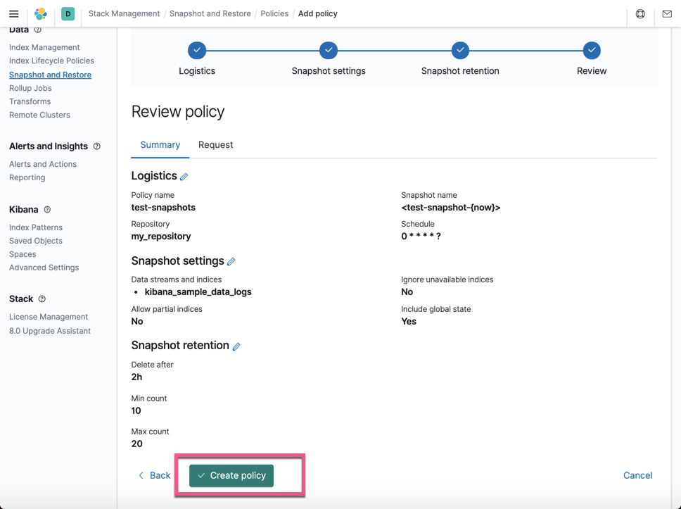 Elasticsearch：Snapshot 生命周期管理_elasticsearch snapshotCSDN博客