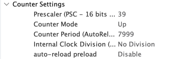 Timer configuration