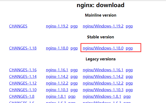 windows下nginx的安装和vue项目的部署（转） - 图1