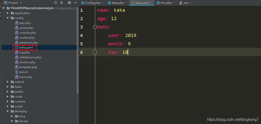 If you don’t study the source code of ThinkPHP, how will you know the role of the env file?