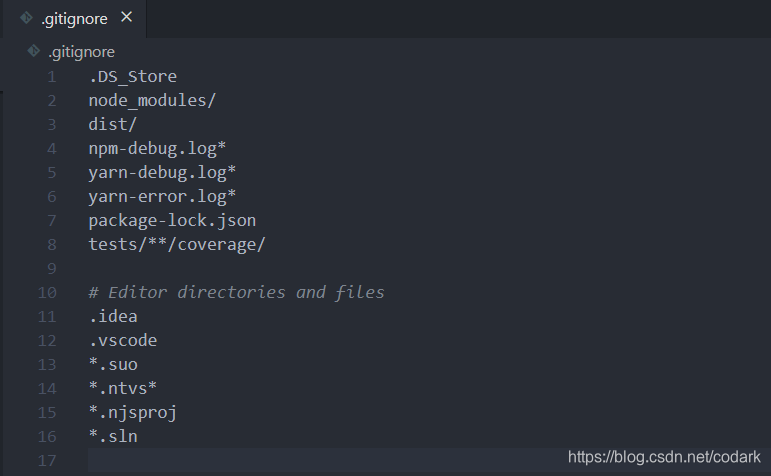 Gitignore Node 配置.gitignore文件 忽略node_modules文件夹更改_.gitignore文件忽略node-CSDN博客