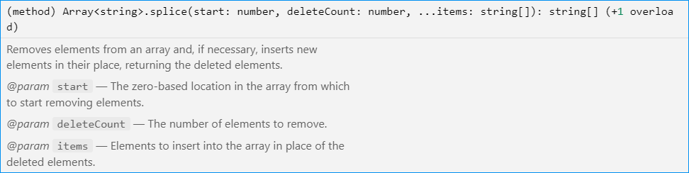 Typescript 数组在指定位置插入元素(splice方法)_typescript splice-CSDN博客