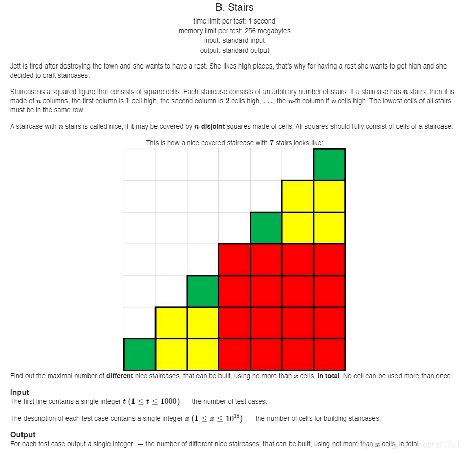 B. Stairs(构造+规律寻找)Codeforces Round #671 (Div. 2)