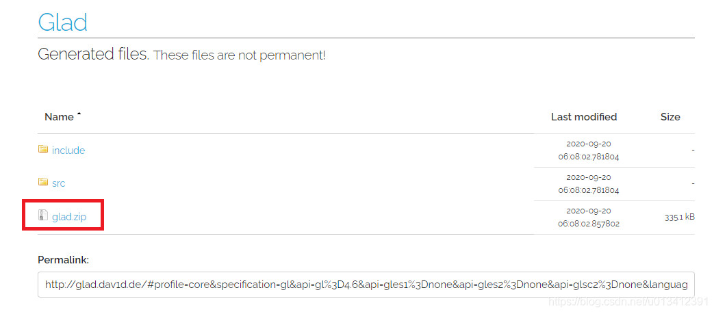 使用GLAD加载OpenGL的库_glfw 调用opengl版本-CSDN博客