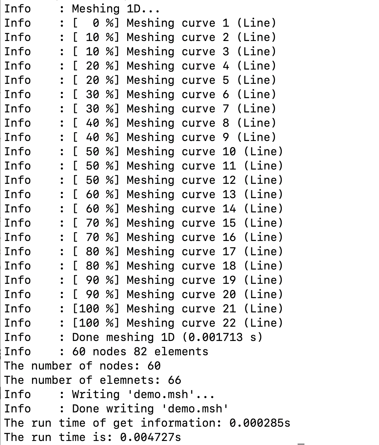 Gmsh剖一维网格教程附代码_c++ gmsh-CSDN博客