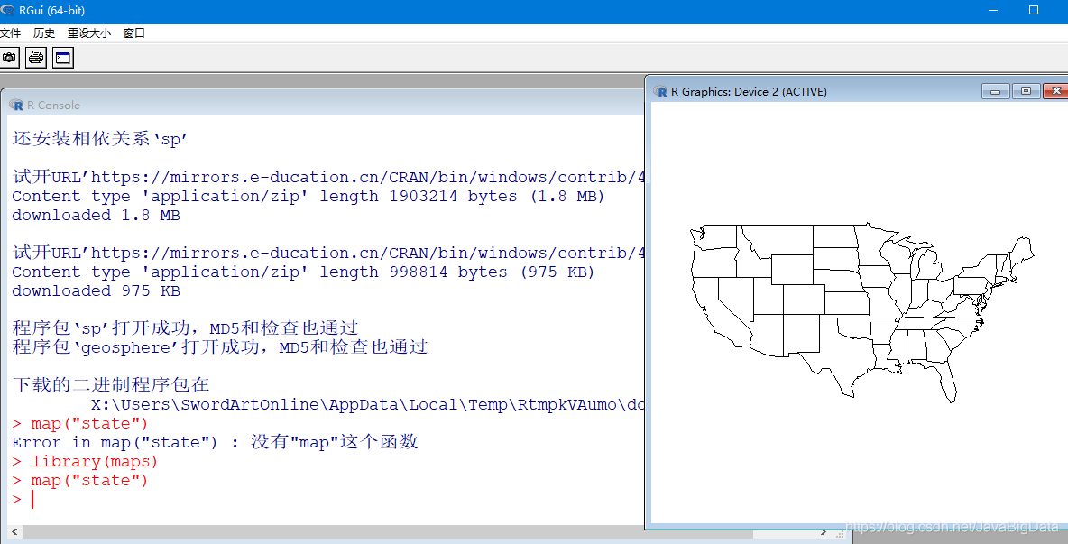 Mapproj R Problem r语言error:map(“state“) : 没有“map“这个函数_没有