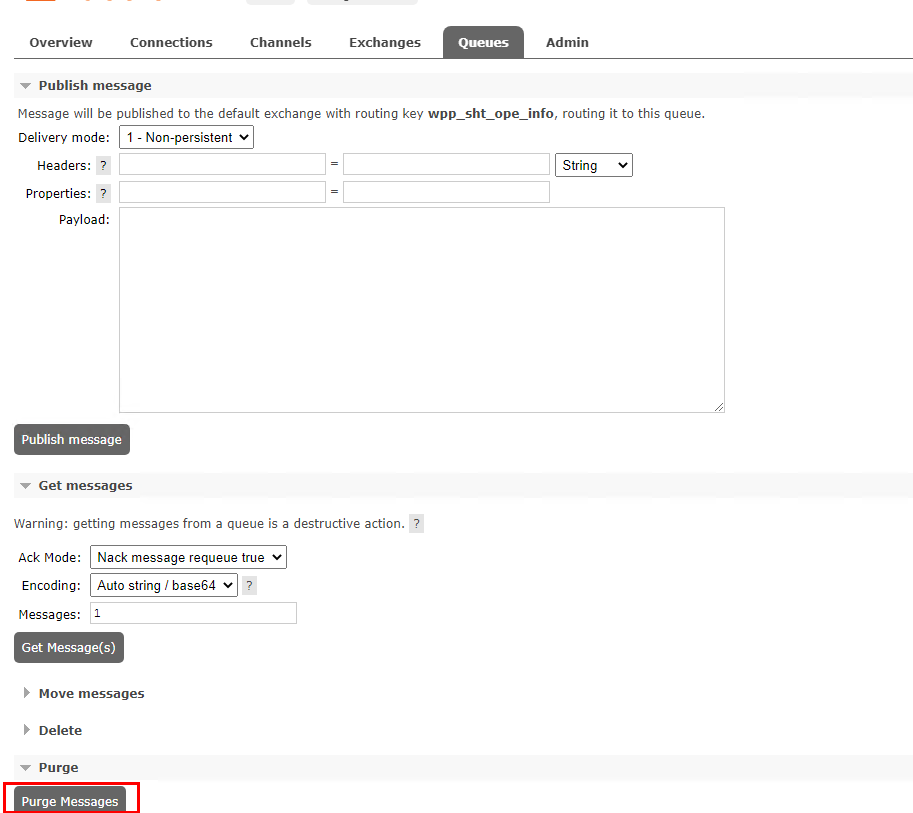 Rabbmit MQ 清空所有Queue及其message_java 代码清除rabbitmq消息队列里面消息CSDN博客