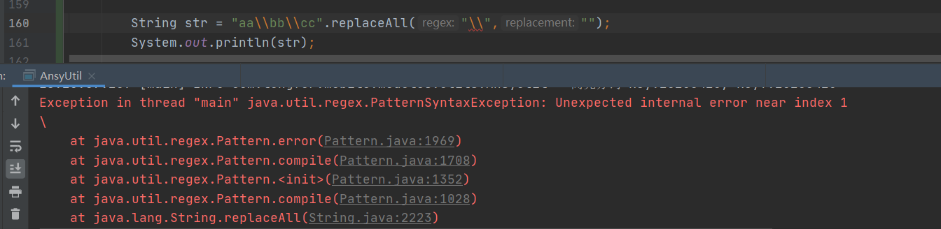 java-util-regex-patternsyntaxexception-unexpected-internal-error-near