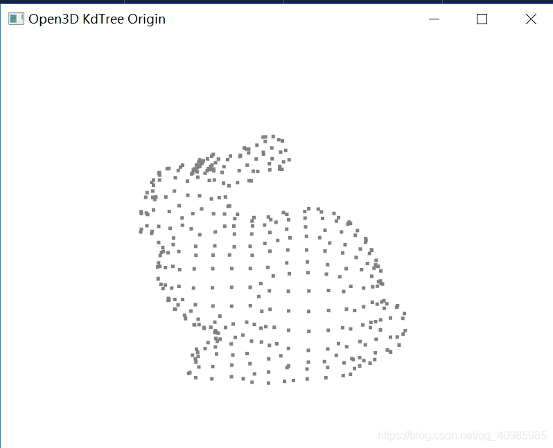 Open3D KdTree建立、3种近邻搜索及结果可视化