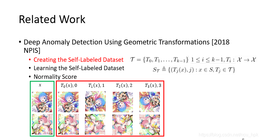 论文速读:Deep Anomaly Detection Using Geometric Transformations [2018 NPIS ...