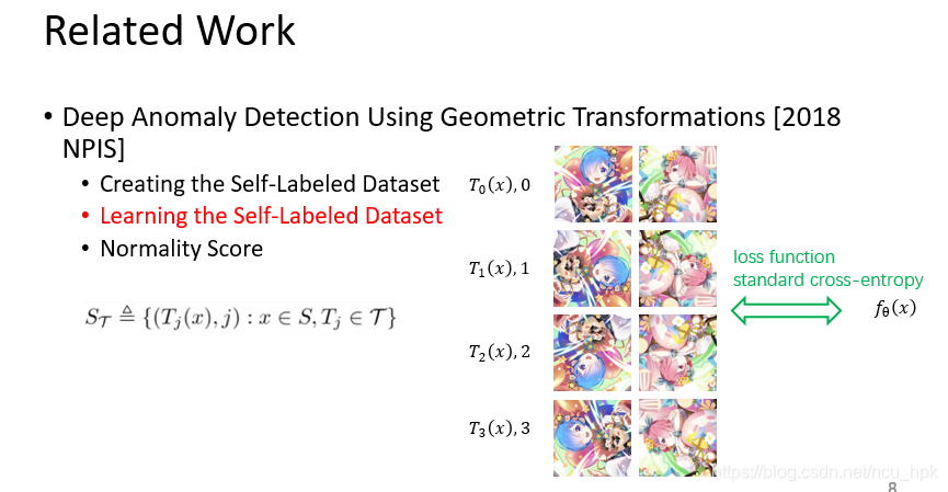 论文速读:Deep Anomaly Detection Using Geometric Transformations [2018 NPIS ...