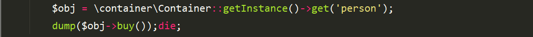 Der ThinkPHP-Container verwendet Entwurfsmuster und Reflexion, um einen einfachen Fall zu implementieren