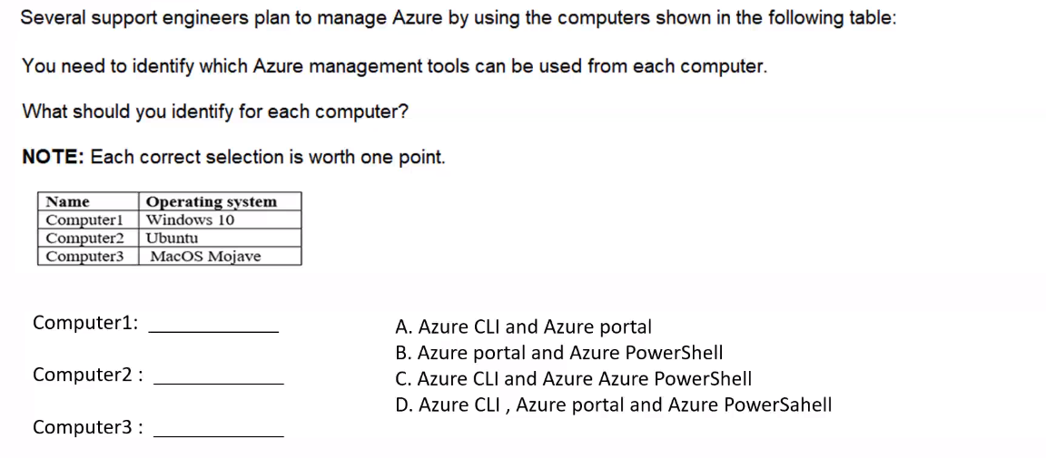 Azure Az-900认证 03——-官方考前辅导,看看你能做对多少题?_az-900 挂了-CSDN博客