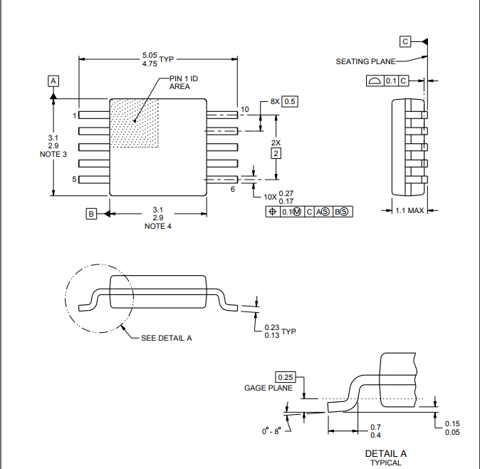 wson-10(4 mm×4 mm)和vssop-10封装低功耗电源导轨欠压锁定以15ns