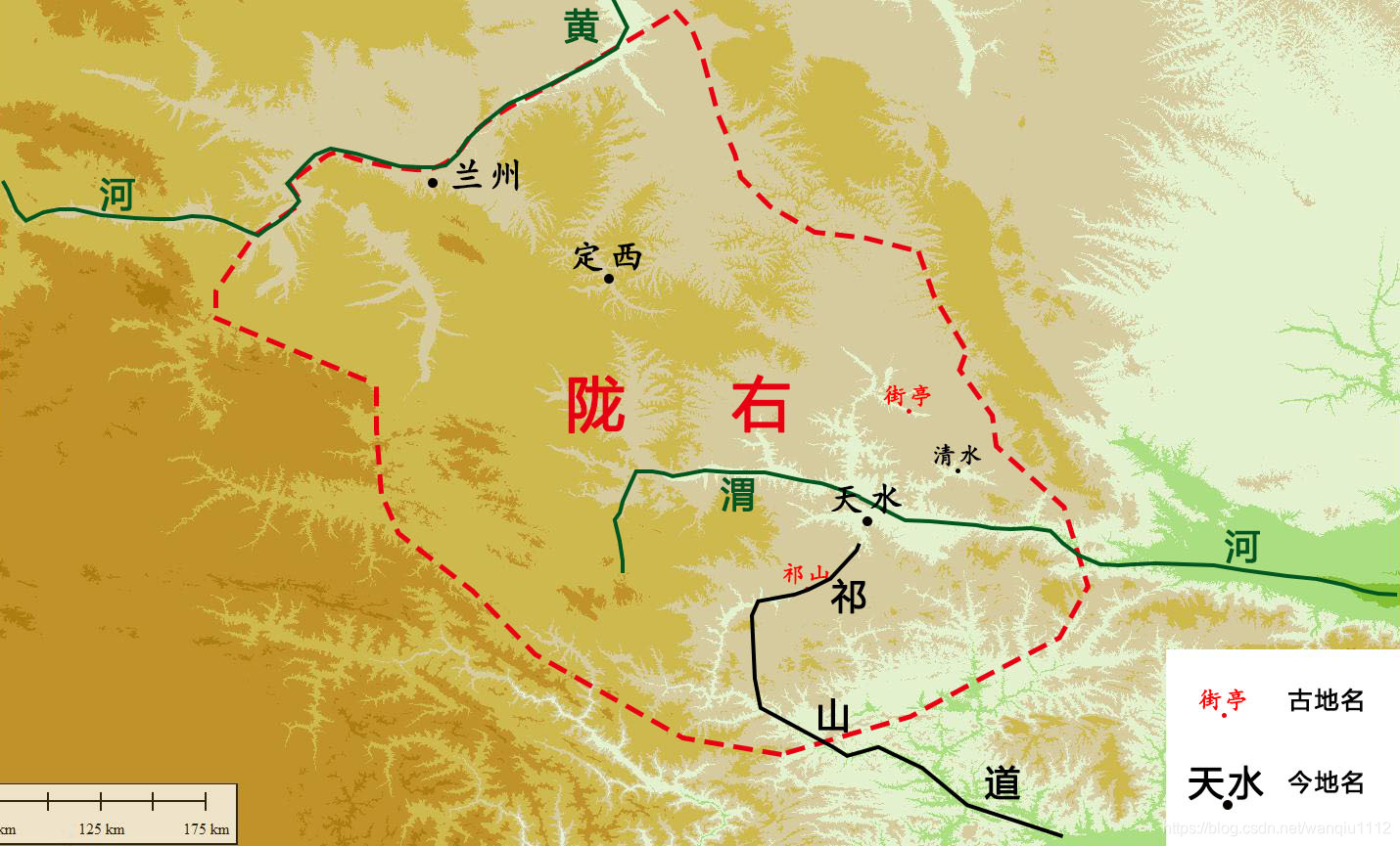 甘肃地形图之陇右地形分析、DEM数据下载_关中和陇右地图-CSDN博客