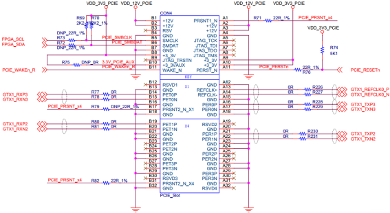 Xilinx Kintex-7系列FPGA的开发板SATA/PCIe接口