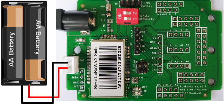 ArduinoProMiniLoRaBattery