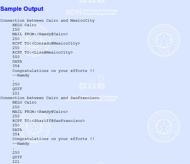 POJ 1876 The Letter Carrier‘s Rounds G++ 模拟 文本输入-CSDN博客