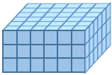 多个立方体堆叠效果图