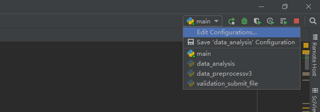 点击Edit Configurations