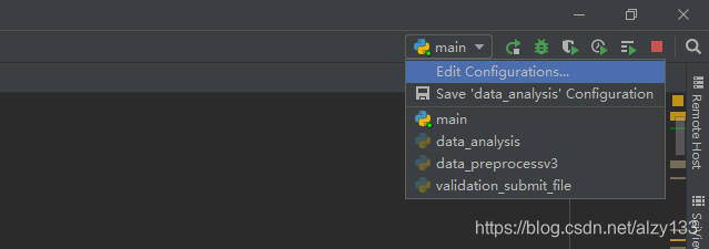点击Edit Configurations