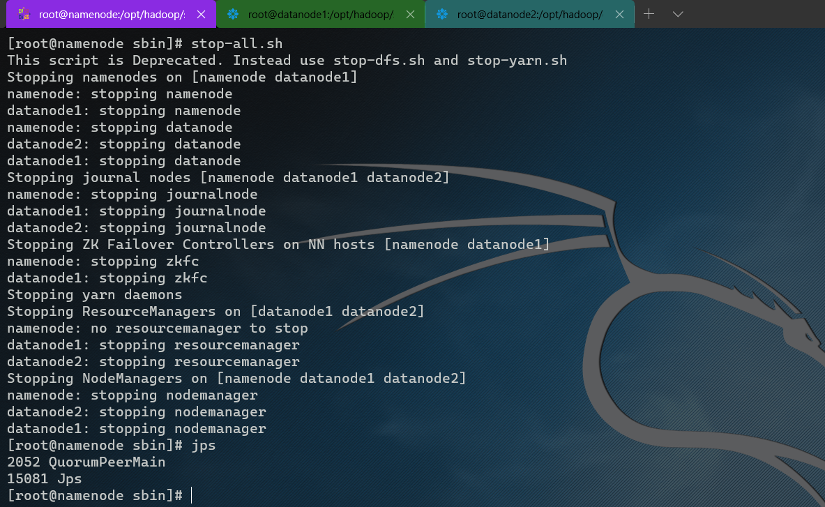 Hadoop 完美解决startall.sh不能启动resourcemanager的问题 王舰 博客园