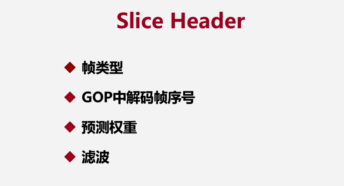 【H264码流分析】 SPS/PPS/Slice Header