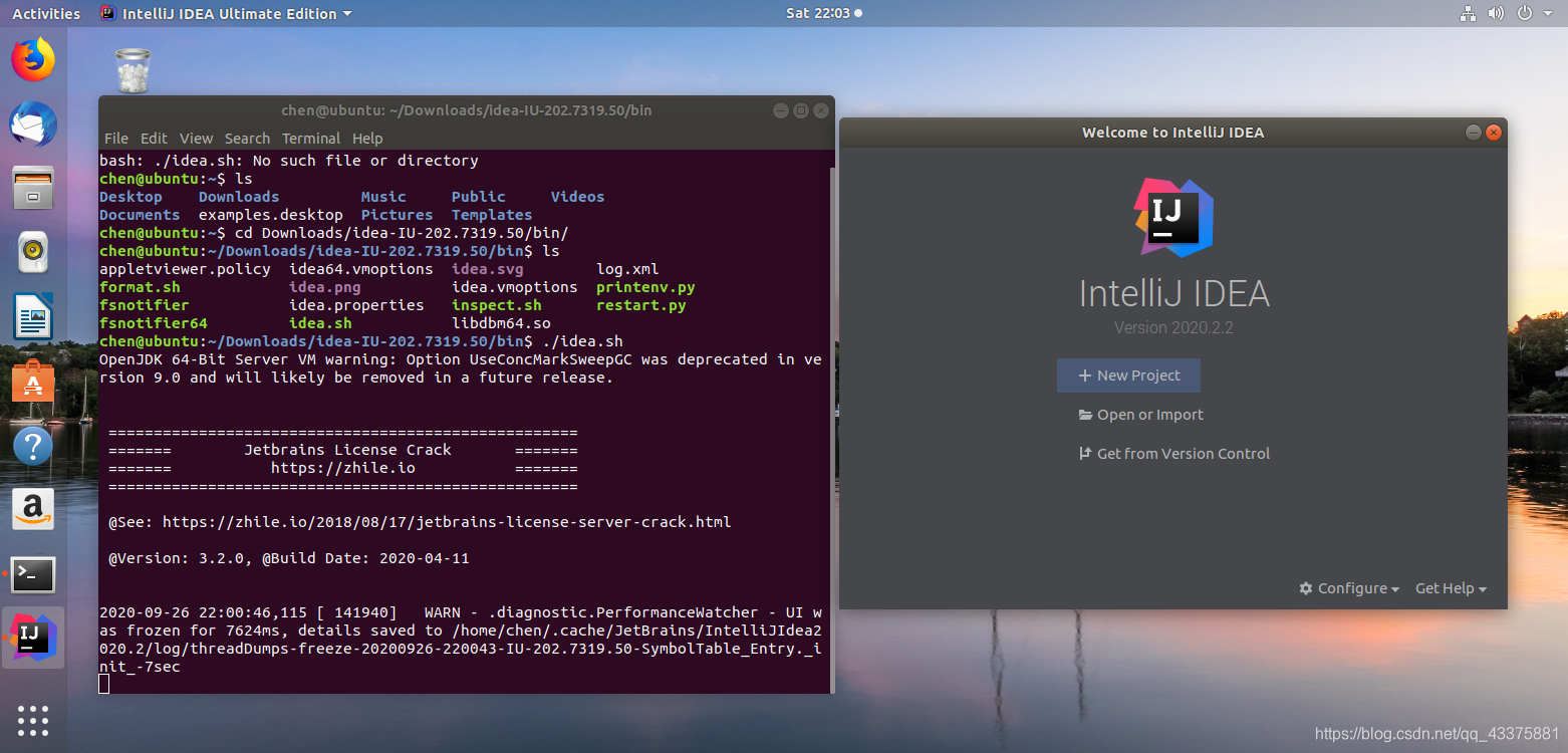 Ubuntu18.4启动IntelliJ IDEA 2020.2.2两种方式_ubuntu怎么打开idea-CSDN博客